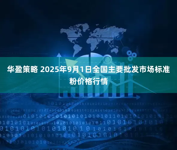 华盈策略 2025年9月1日全国主要批发市场标准粉价格行情