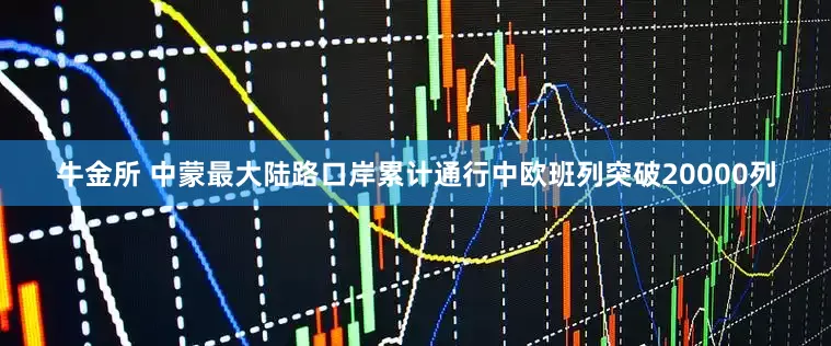牛金所 中蒙最大陆路口岸累计通行中欧班列突破20000列